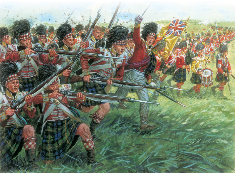 Italeri Scottish Infantry Napoleonic Wars 1:72 Scale Figures
