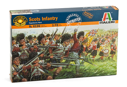 Italeri Scottish Infantry Napoleonic Wars 1:72 Scale Figures