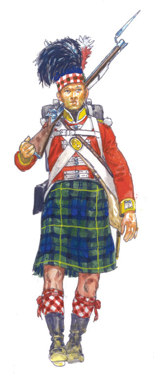 Italeri Scottish Infantry Napoleonic Wars 1:72 Scale Figures