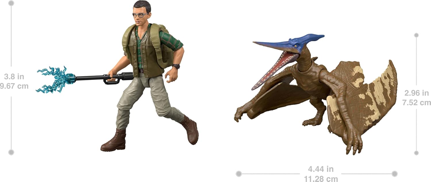 Jurassic World Rebirth - Dr Henry Loomis & Pteranodon