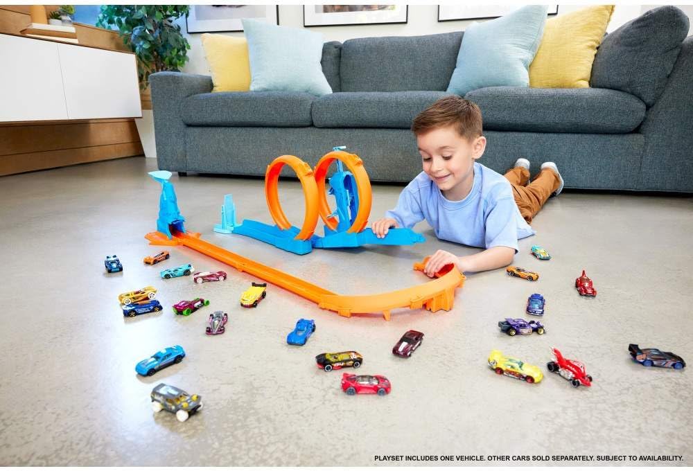 Hot Wheels Track Creator Triple Loop Speed Kit