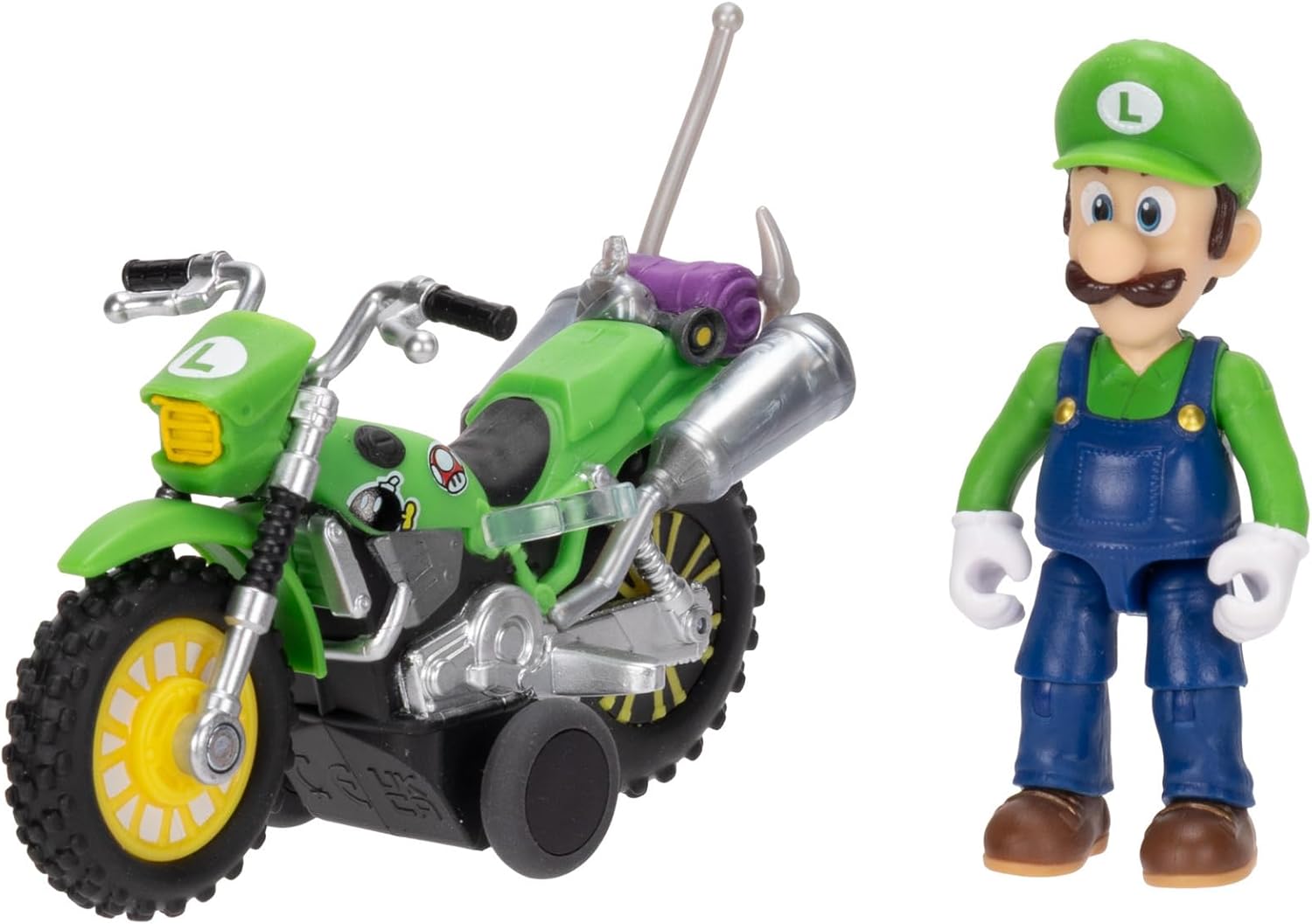 The Super Mario Galaxy Movie Luigi and Pull Back Racer Set