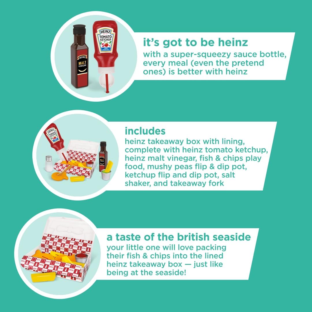 Casdon Heinz Fish & Chips Takeaway Play Set