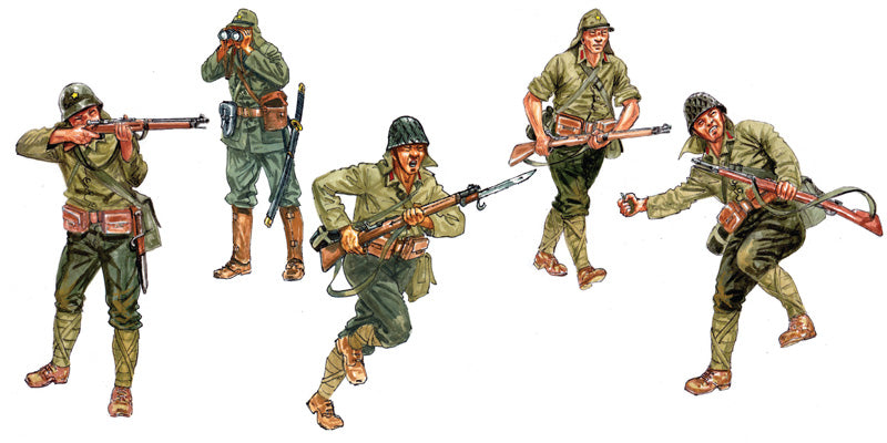 Italeri WW2 Japanese Infantry 1:72 Scale