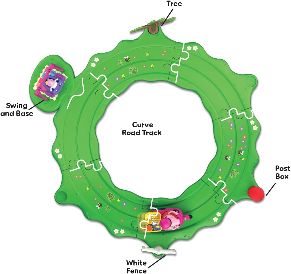 Peppa Pig Whizz-Around Peppa & Evie Fun in the Park Set