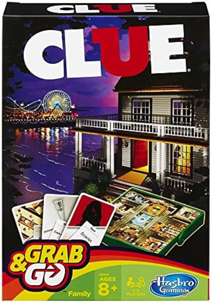 Clue Grab & Go Board Game