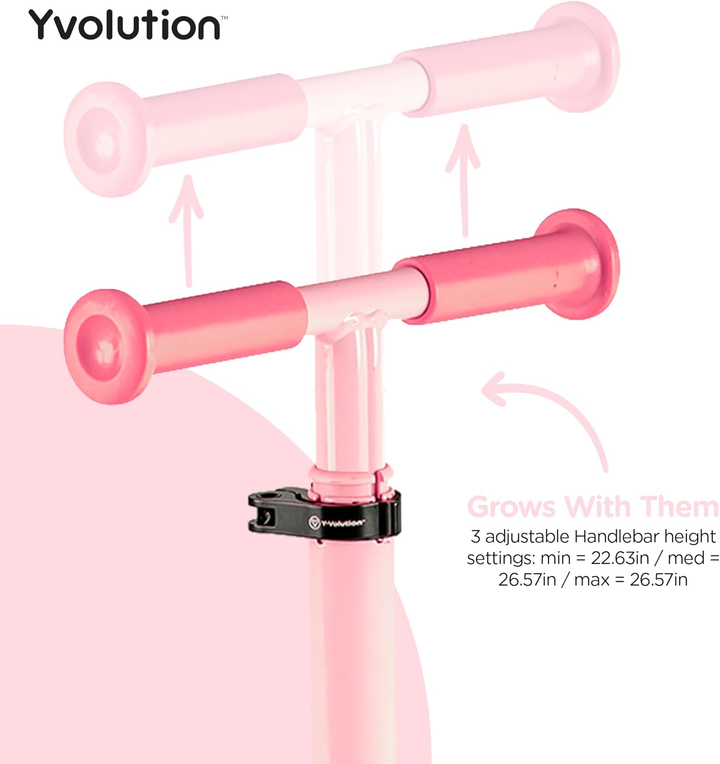 Yvolution Kiwi Glider Scooter - Pink
