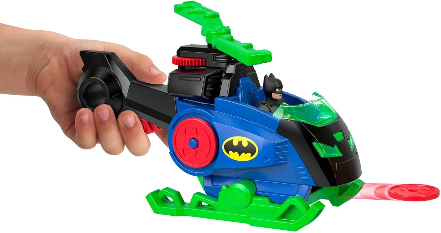 Fisher-Price Imaginext DC Super Friends Batcopter vs Man-Bat Playset