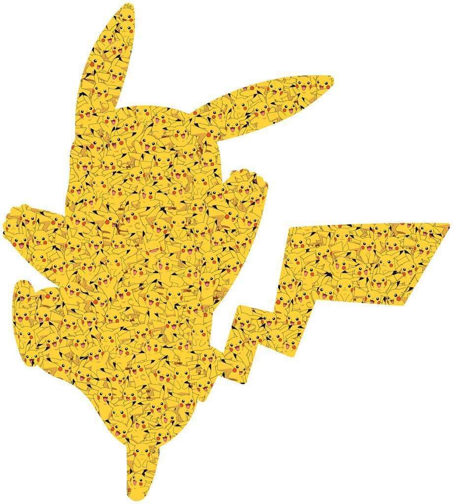 Pokemon Pikachu 727 Piece Shaped Jigsaw Puzzle