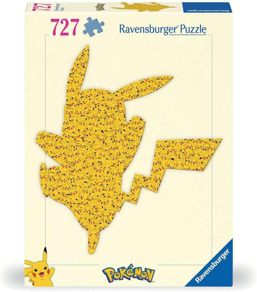Pokemon Pikachu 727 Piece Shaped Jigsaw Puzzle