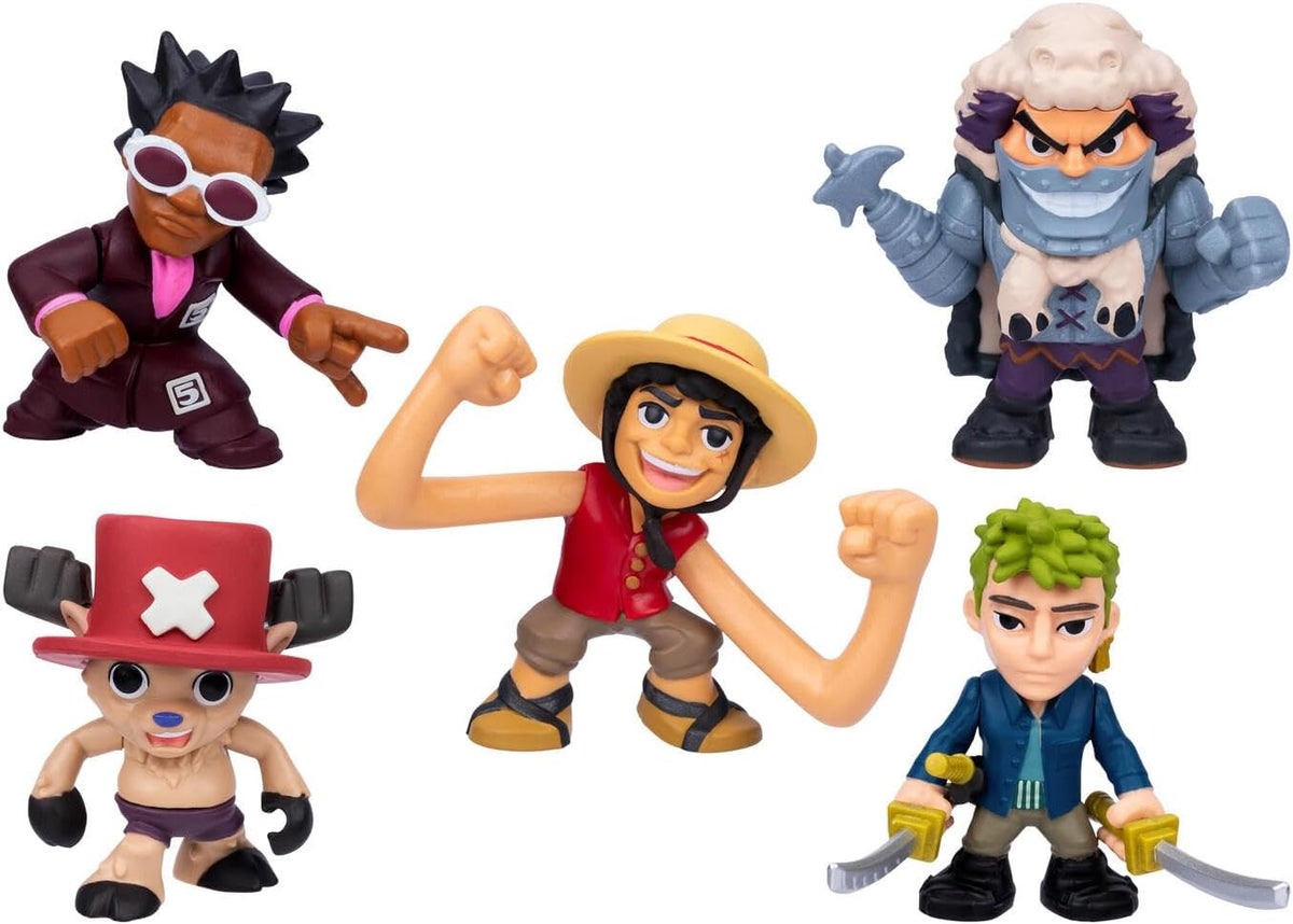 One Piece 5 Piece Mini Action Figure Pack