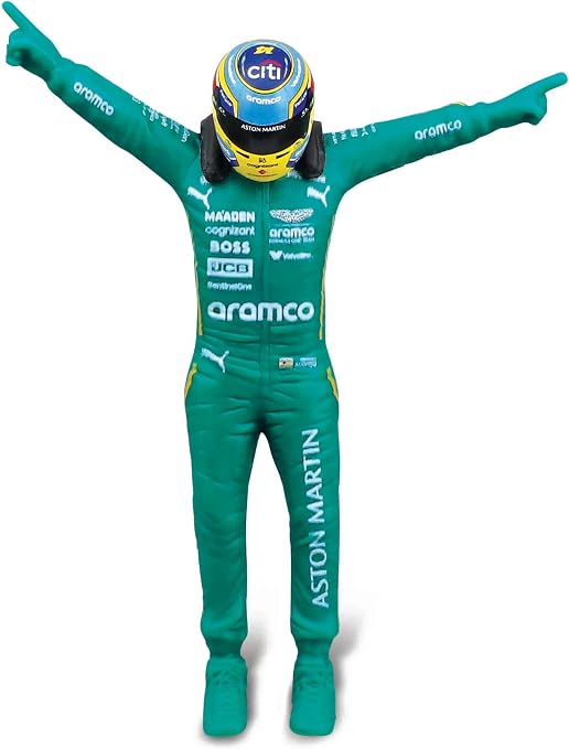 Bburago 1:24 F1 Aston Martin Amr25 With Driver Figure Alonso