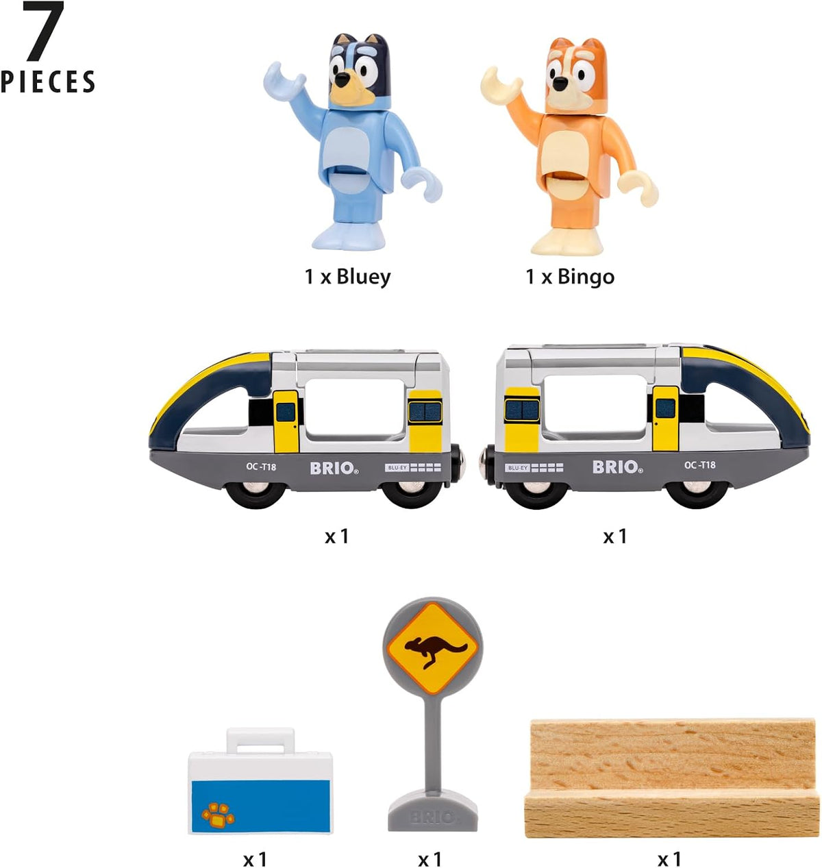 BRIO World - Bluey Bluey Train