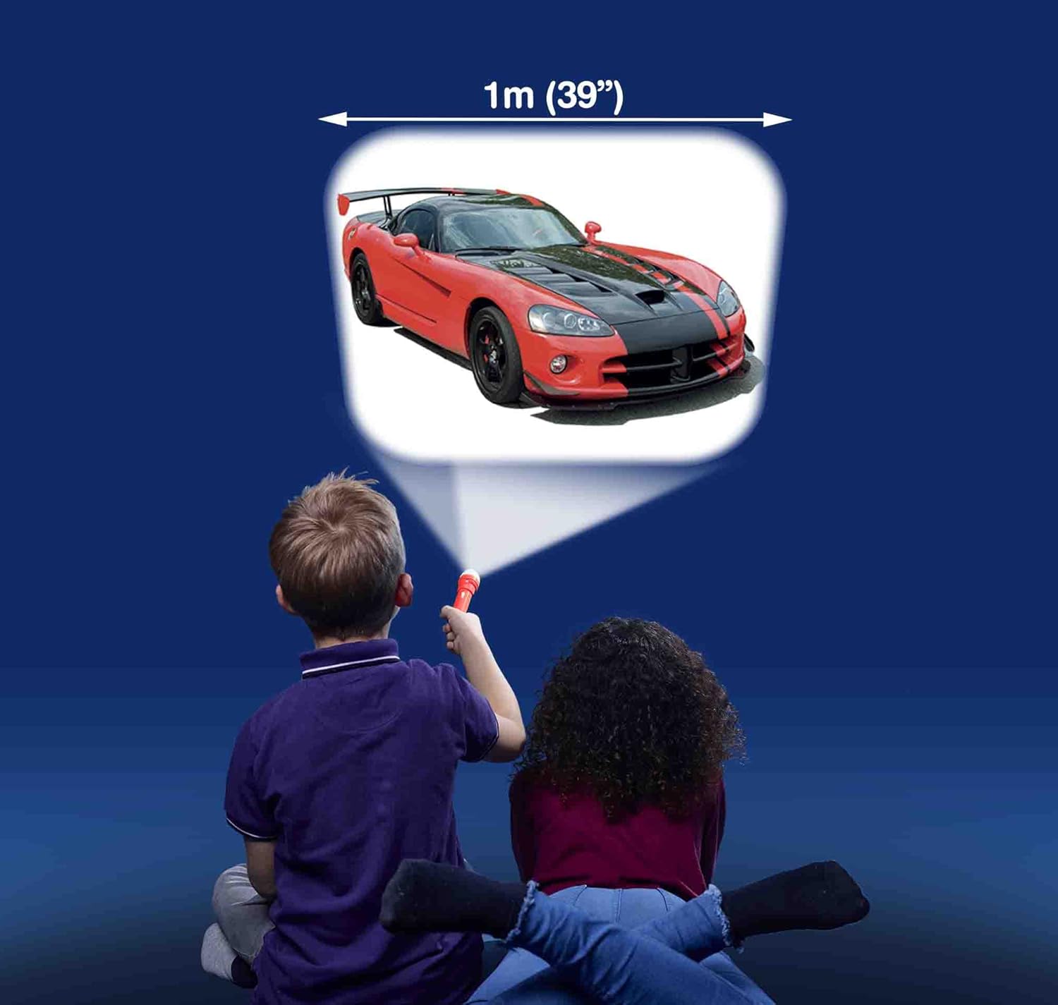Super Cars Torch & Projector