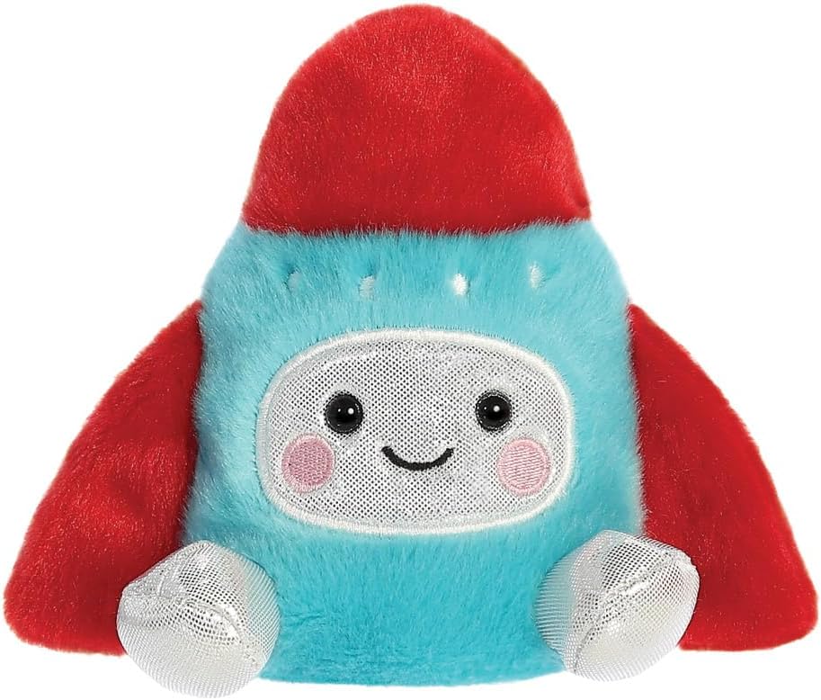 Palm Pals Mars Rocket Ship 12cm Soft Toy