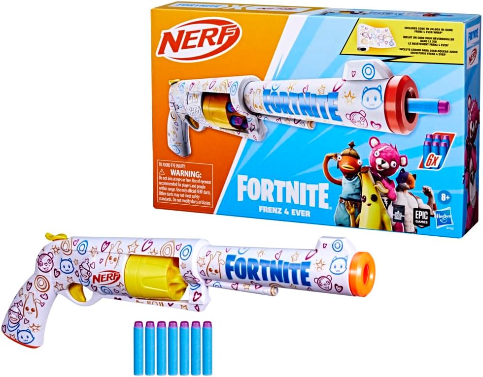 Nerf Fortnite Frenz 4 Ever Blaster Dart Blaster
