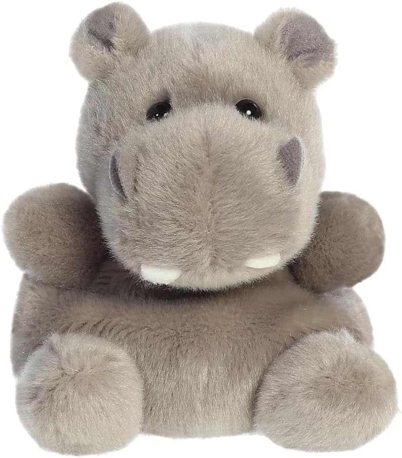 Palm Pals Hunk Hippo 12cm Soft Toy