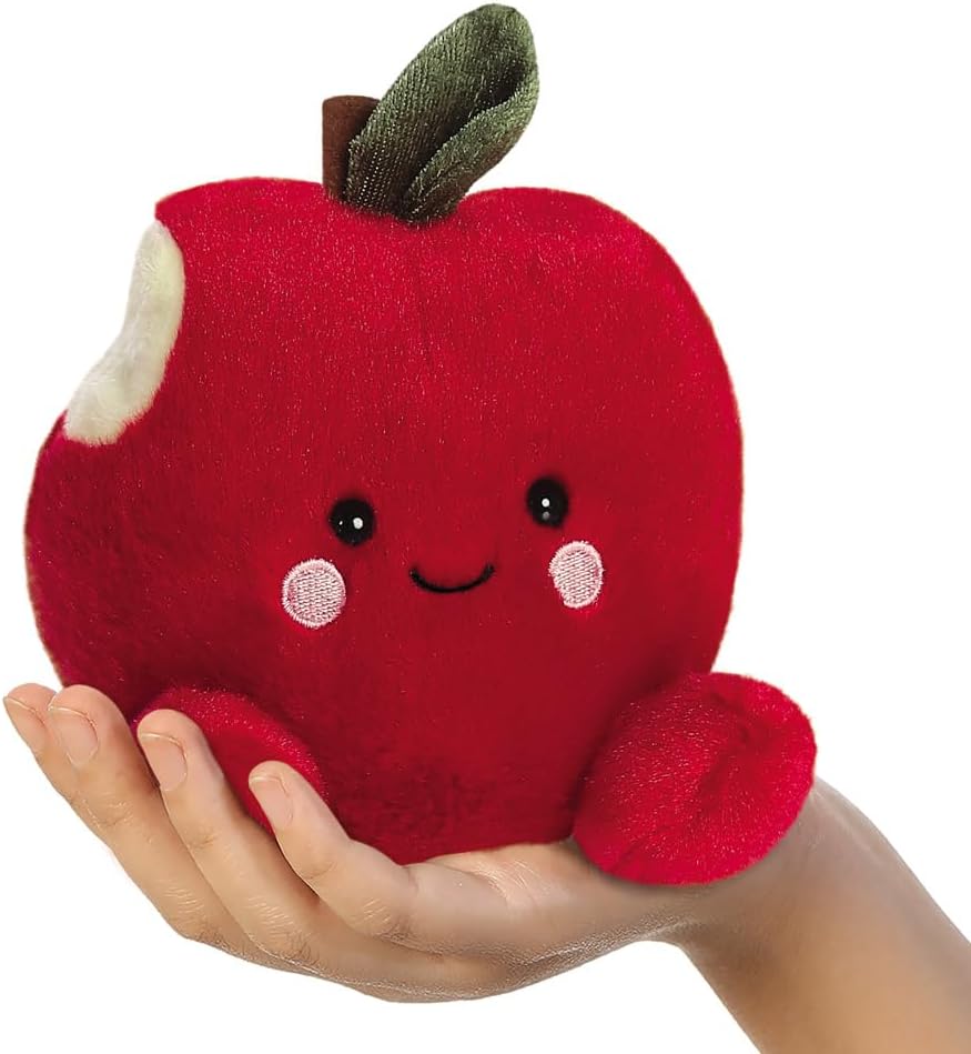 Palm Pals Crisp Red Apple 12cm Soft Toy