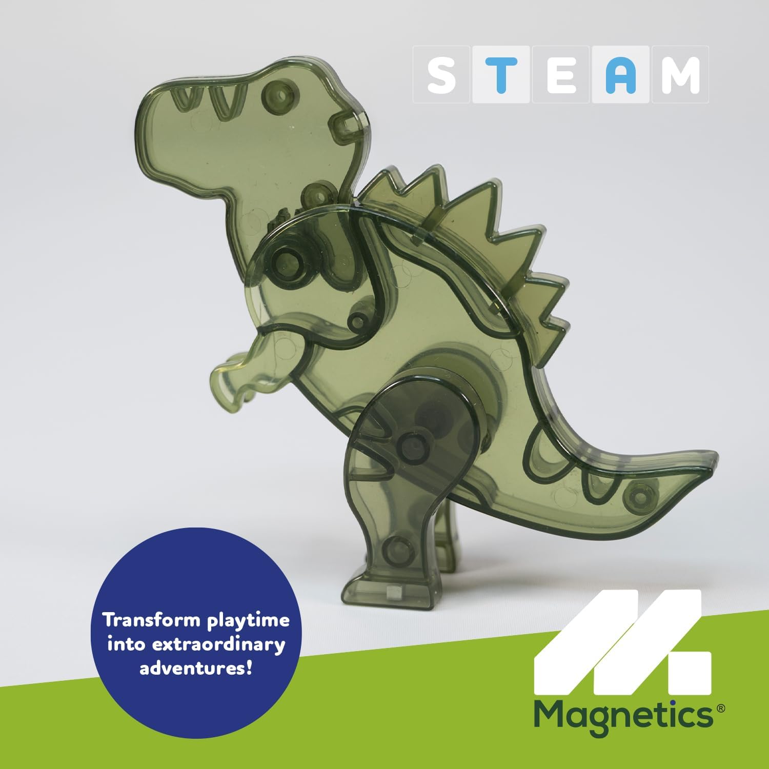 Magnetic Tiles - 30 Piece Dino Play Set
