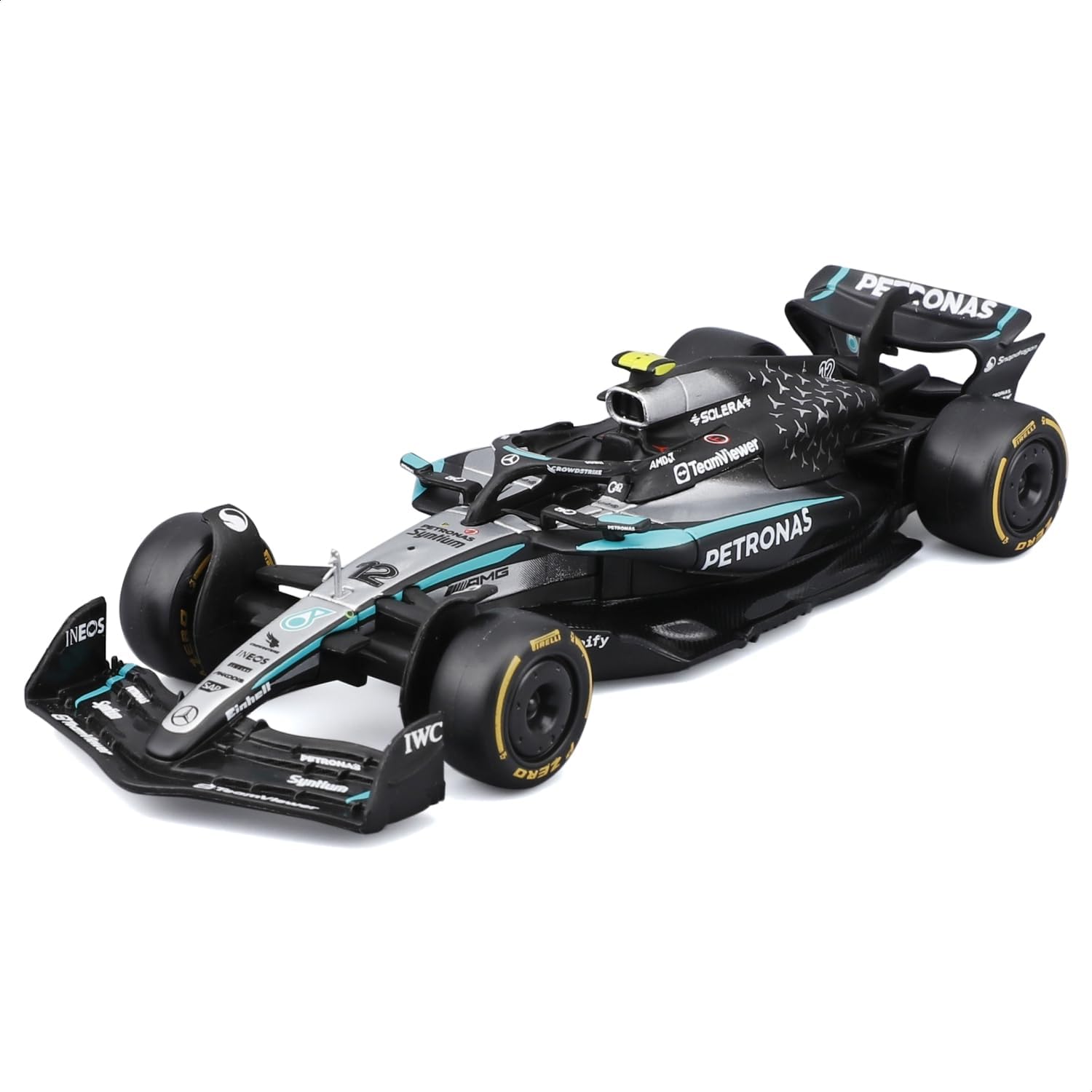 Bburago Mercedes AMG W16 & Pit Pass Diorama - Antonelli