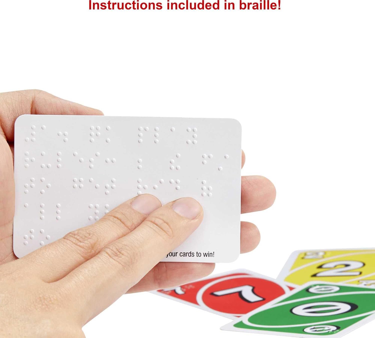 Uno Braille Card Game