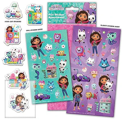 Gabbys Dollhouse Fun Sticker Assortment Pack