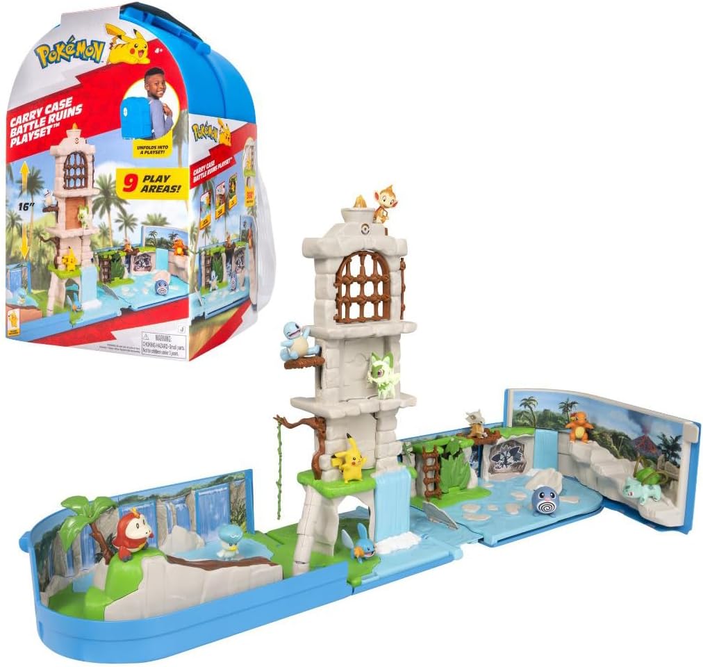 Pokemon Carry Case Battle Ruins Playset