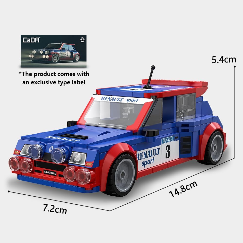 Cada Renault 5 Maxi Turbo 1:24 Scale Construction Set