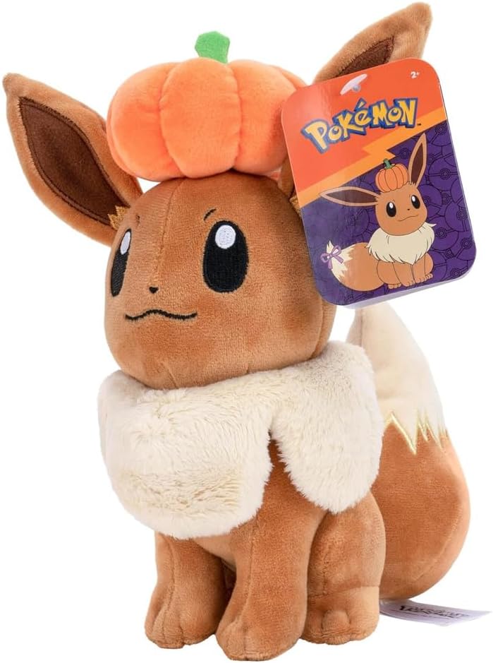 Pokemon 20cm Eevee with Pumpkin