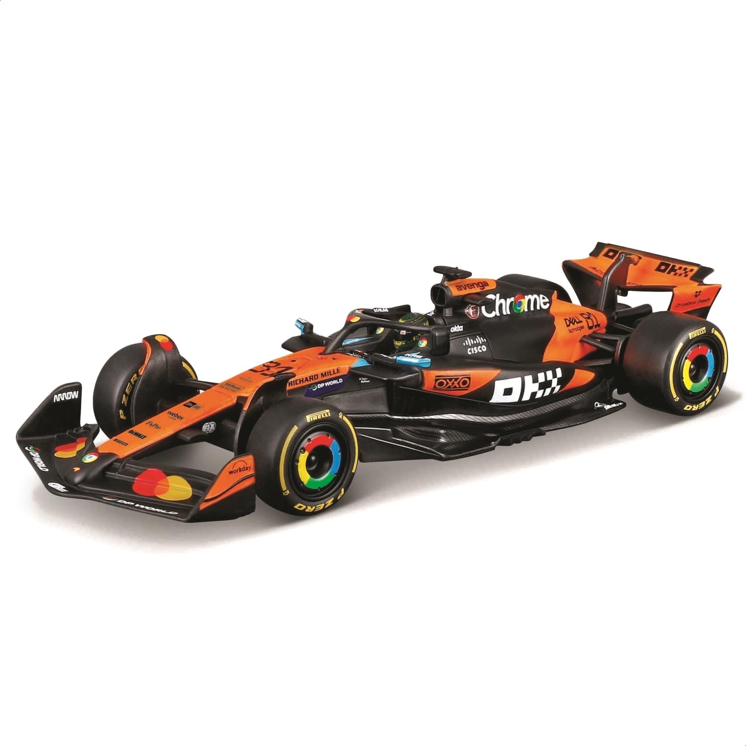Bburago 1:43 F1 McClaren MCL39 2025 Piastri with Helmet