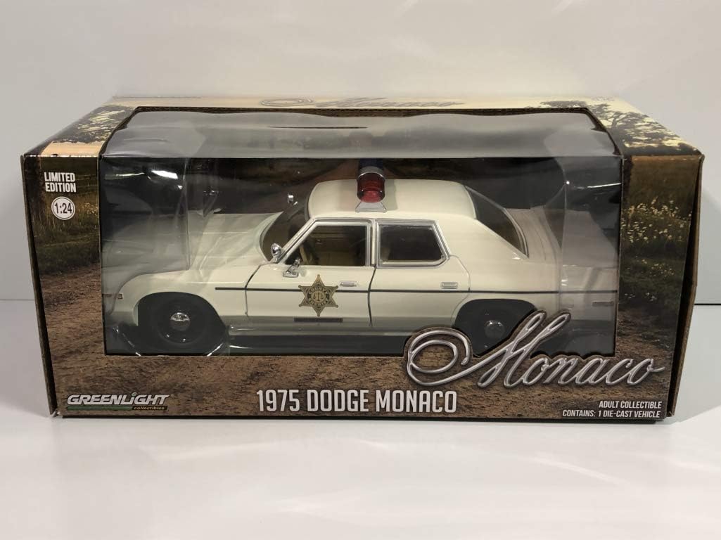 Greenlight 1975 Dodge Monaco County Sheriff 1:24 Scale Die Cast Model