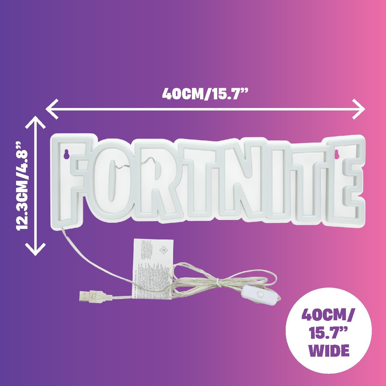 Fortnite LED Wall Mounted Neon Light
