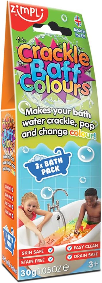 Crackle Baff Colours 30g 3 Bath Pack