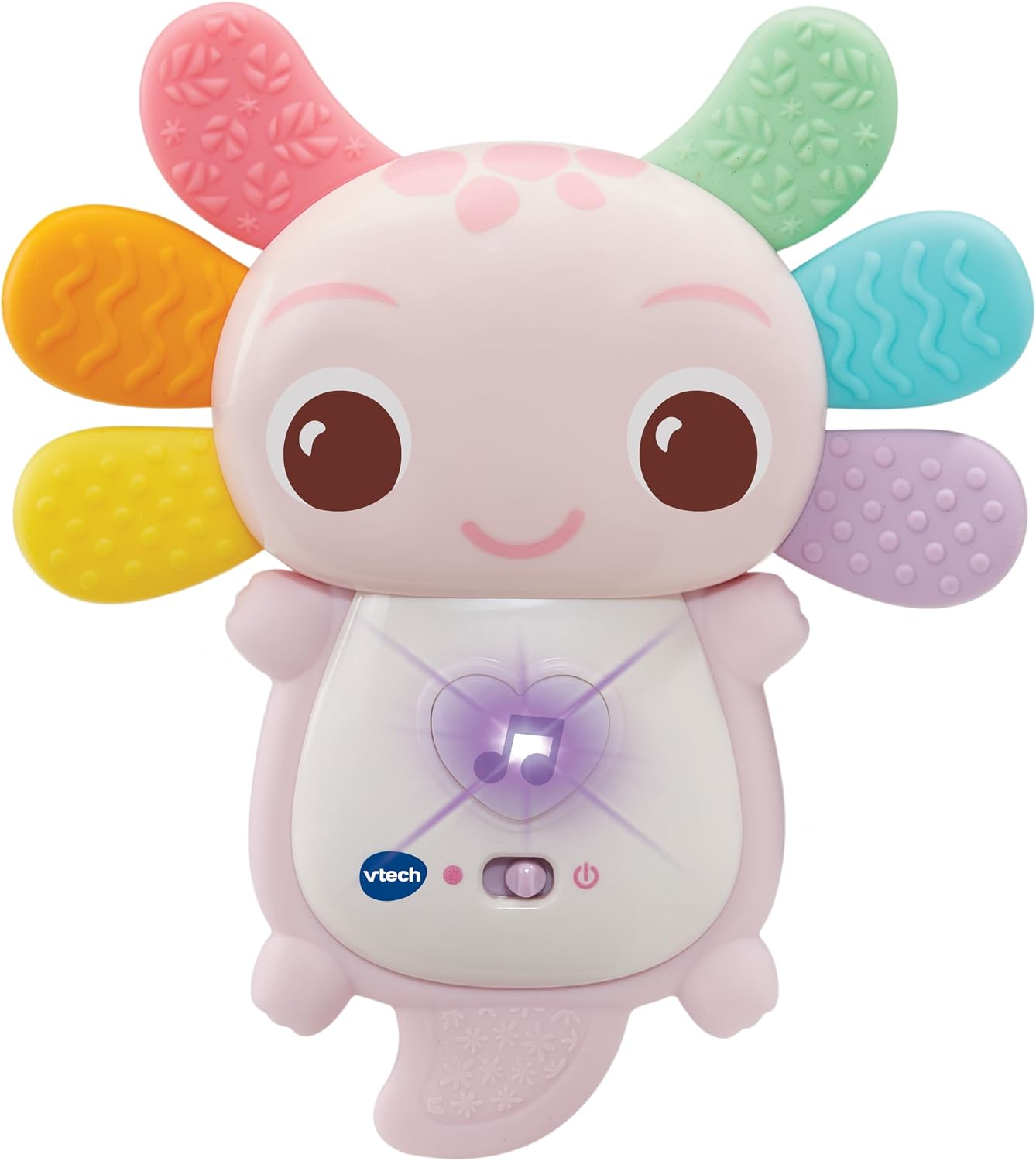 VTech Rainbow Colours Axolotl Teether Pink