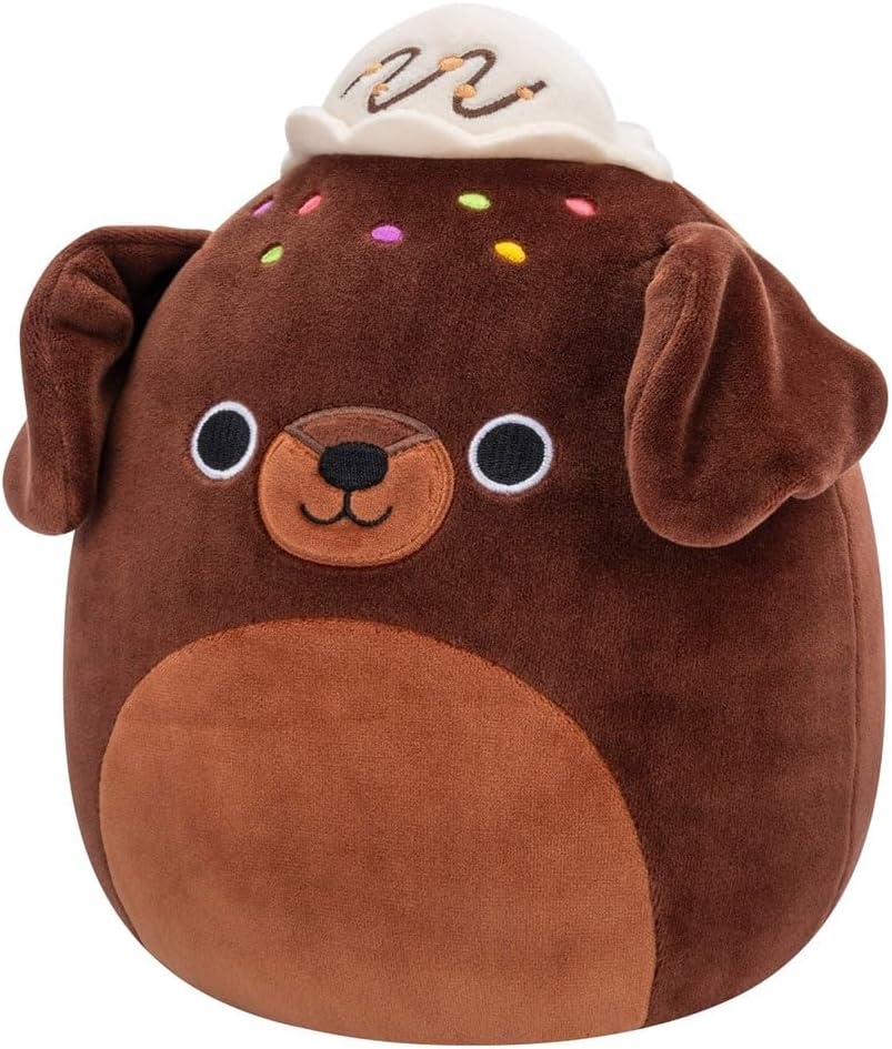 Squishmallows 8" Rico The Brownie Chocolate Lab