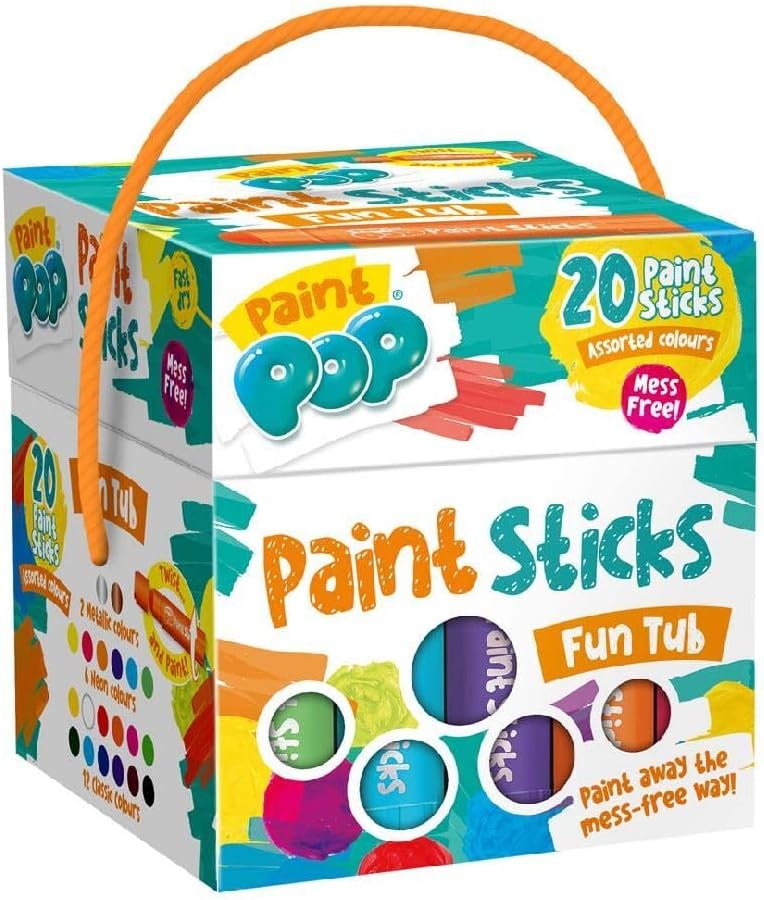 Paint Pop 20 Paint Sticks Fun Tub