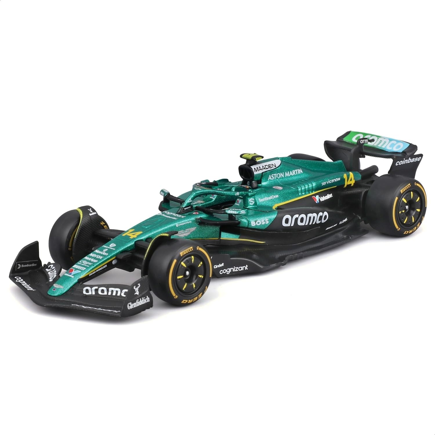Bburago 1:43 F1 Aston Martin Amr25 2025 Pit Pass Diorama Alonso