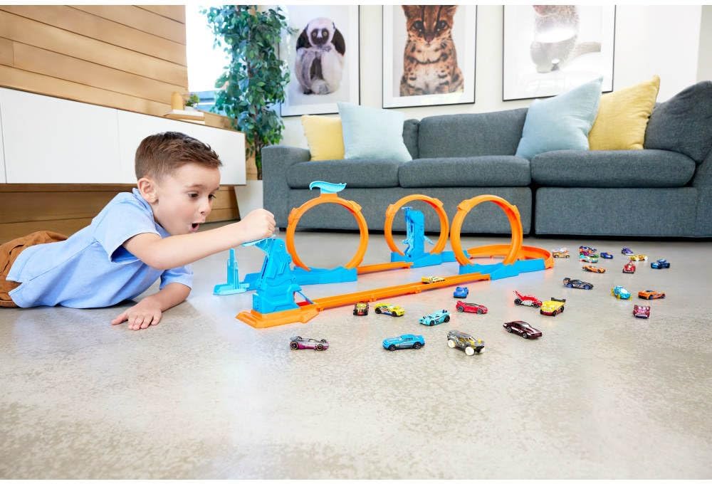 Hot Wheels Track Creator Triple Loop Speed Kit