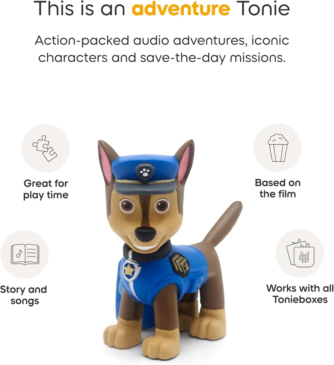 Tonies Toniebox 2 Sky Blue Play Set with Paw Patrol Chase