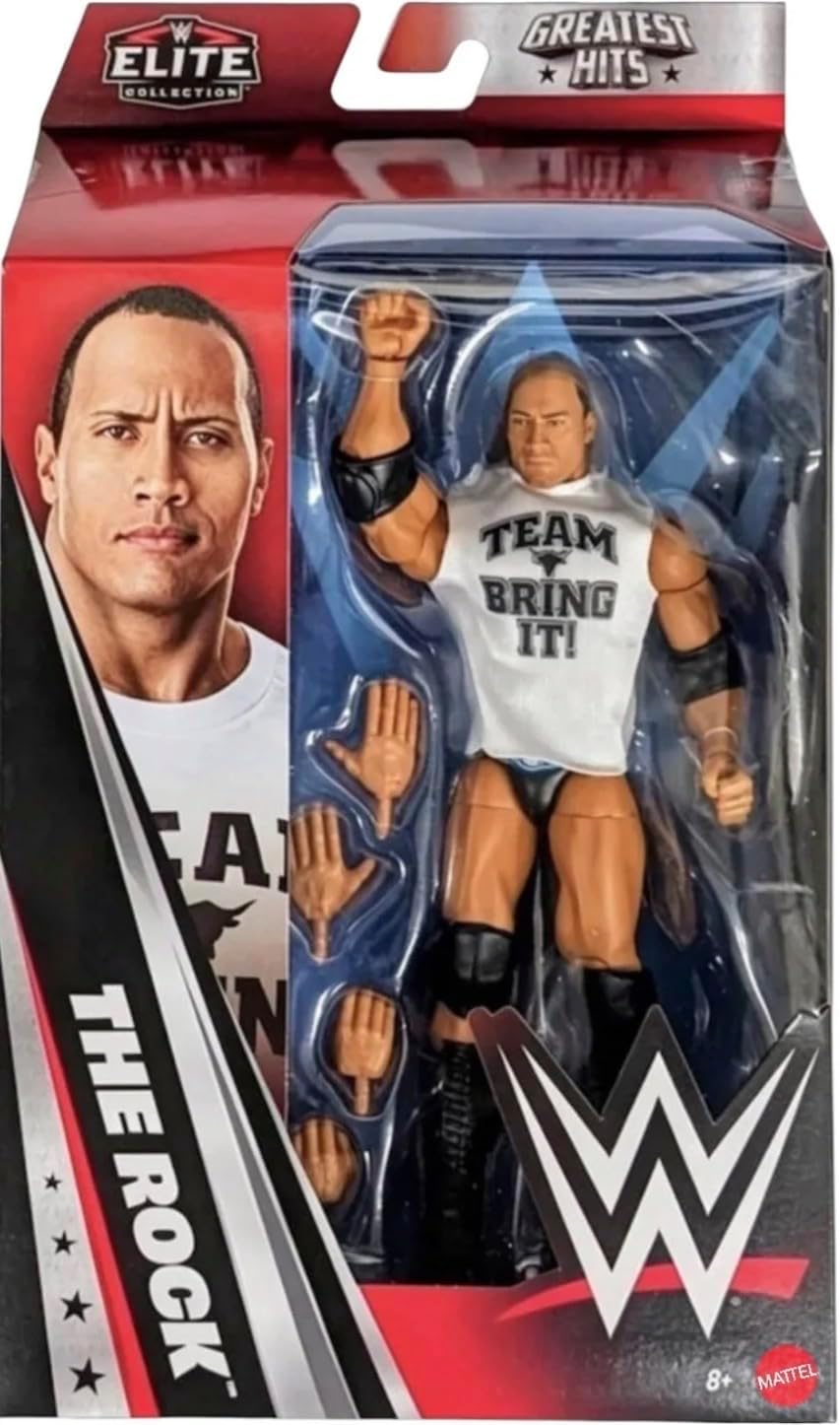 WWE The Rock Elite Figure True FX Greatest Hits
