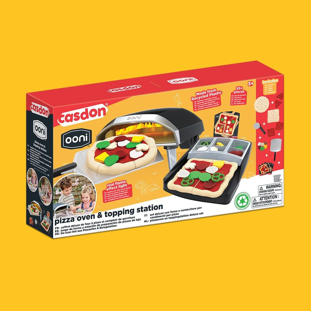 Casdon Toy Ooni Pizza Oven and Toppings Station