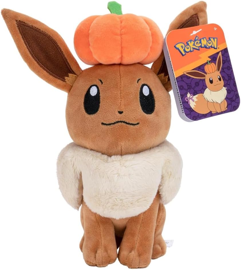 Pokemon 20cm Eevee with Pumpkin
