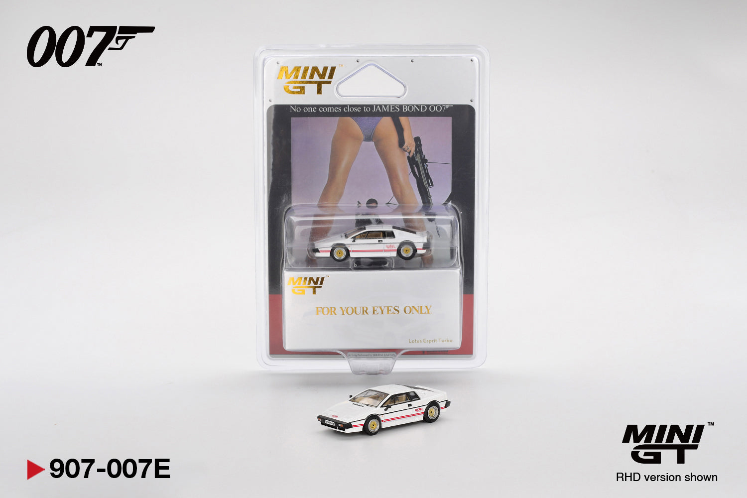 Mini GT Lotus Espirit Turbo 007 For Your Eyes Only1:64 Scale