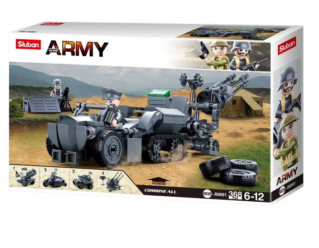 Sluban German Army 4in1 Playset