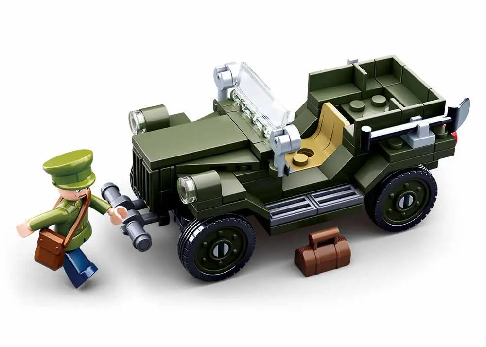 Sluban German Army WW2 GAZ-67 Light Truck