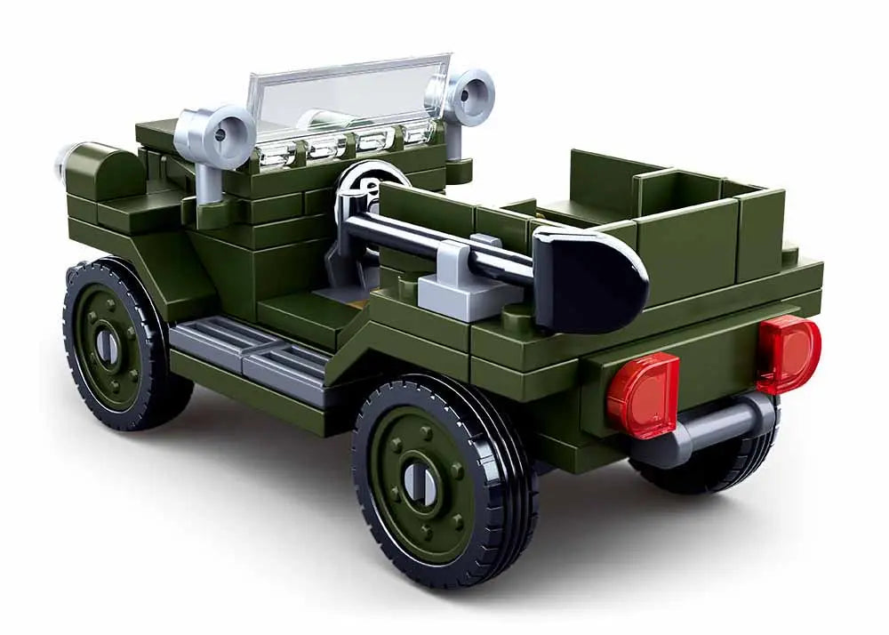 Sluban German Army WW2 GAZ-67 Light Truck