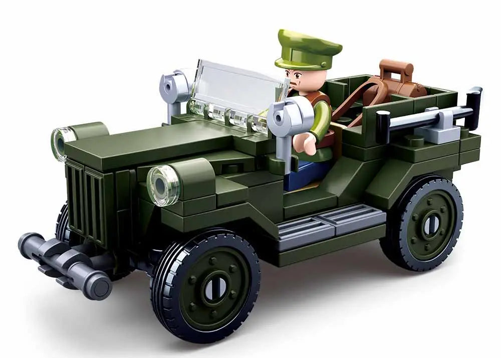 Sluban German Army WW2 GAZ-67 Light Truck
