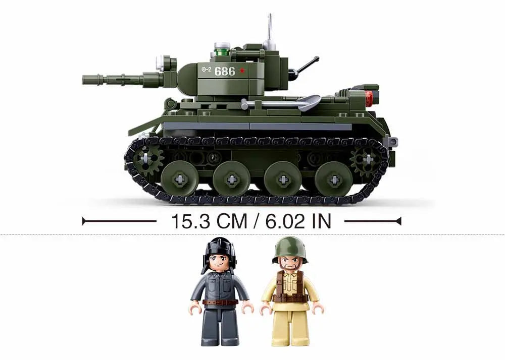 Sluban WWII Cavalry Tank