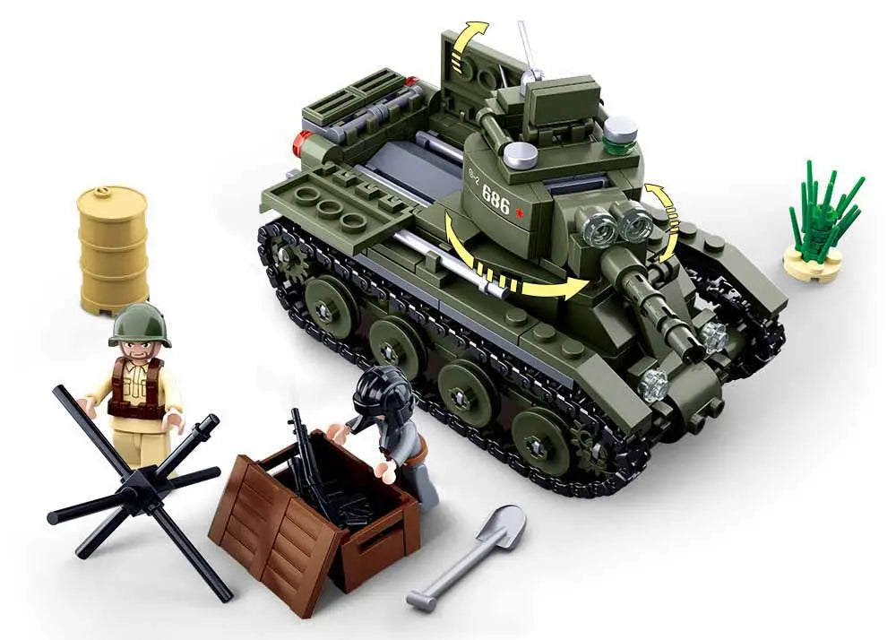 Sluban WWII Cavalry Tank
