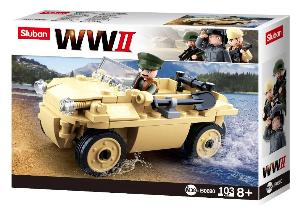 Sluban WWII  Amphibious Car